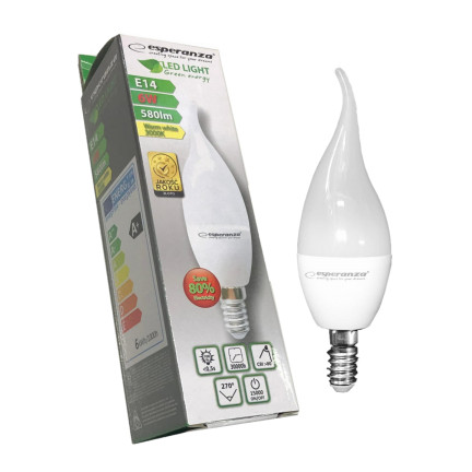 ELL149 ESPERANZA LED ŽÁROVKA T37 E14 6W