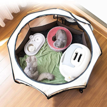 TG64647 HUNDEKÄFIG KATZENSTALL STALL BETT GATTER