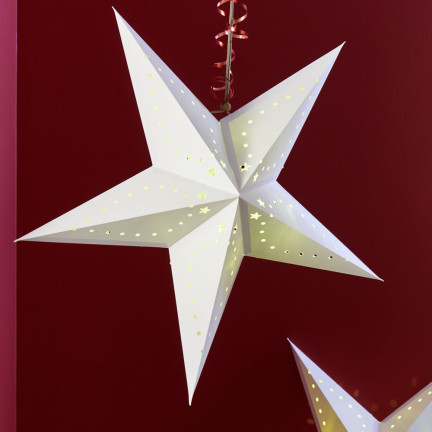 TG59706-1 STARLET HOLIDAY STREET VERTICAL 3D OPEN WINDOW DECORATION 45cm