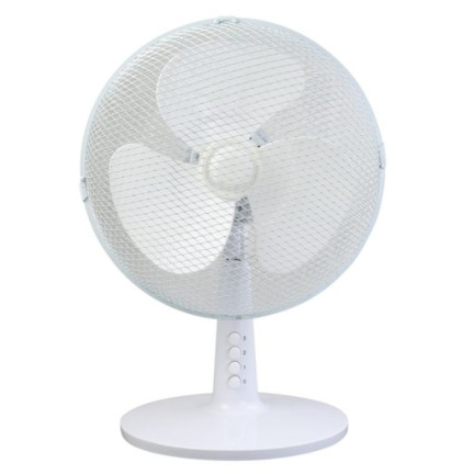 W53 STOLNÍ VENTILÁTOR 38W BÍLÝ VENTILÁTOR 3 RYCHLOSTI