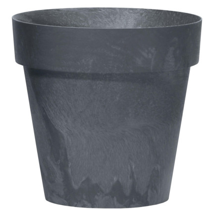 DCUB170E-S433 decorative plant pot, concrete-effect, gray, plastic, 2.2 L