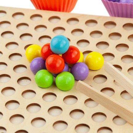 YZW0551 DŘEVĚNÉ VZDĚLÁVACÍ PUZZLE MOZAIKOVÉ KORÁLKY