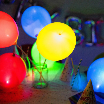 TG41913-2 leuchtende LED-Ballons LIGHTED 5 SHEET MIX COLOURS