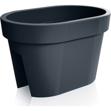 DLOFR400-S433 Balcony Planter for Railing, Anthracite, Lofly Railing