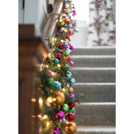 TG50994 BUNTE WEIHNACHTSBAUMKUGELN 12ER SET 4CM WEIHNACHTSDEKORATION
