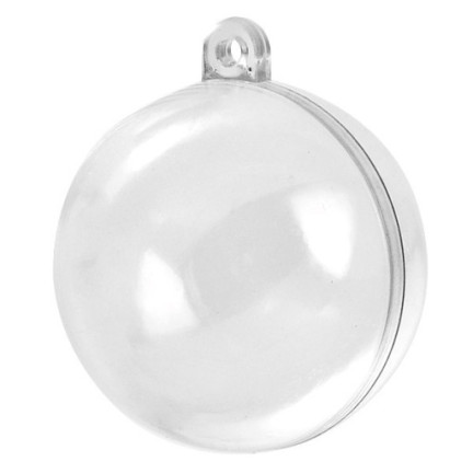 TG39029-BN BOMBLE ACRYLIC FULL FOLDING BALLS PLASTIC 5cm TRANSPARENTNÍ