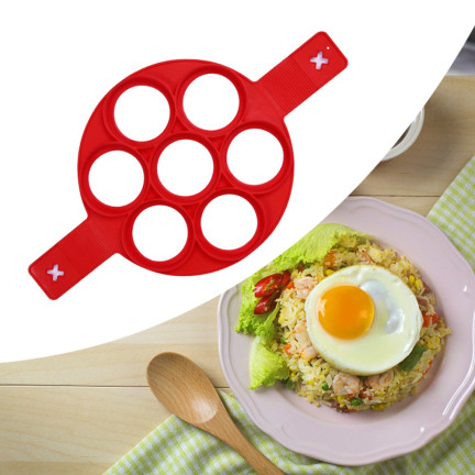 TG63197 Silikonpfannkuchenform für Pfannkuchen, Spiegeleier, Omeletts und Pfannkuchen