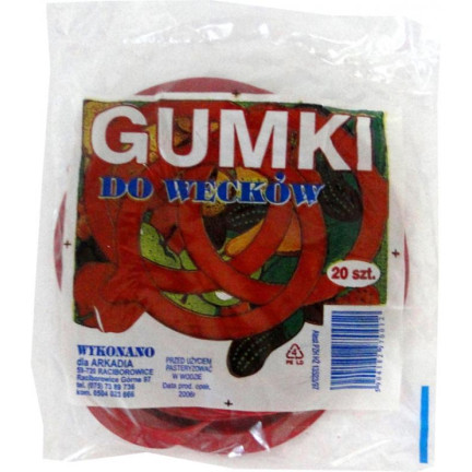 FOR0012 SADA 20KS. GUMOVÁ TĚSNĚNÍ PRO NÁDOBY GUMOVÁ TĚSNĚNÍ PRO VAŘEČKY