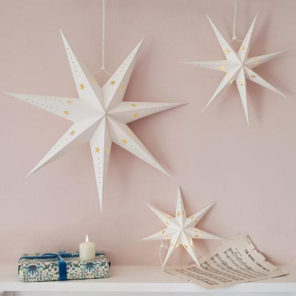 TG59706-1 STARLET HOLIDAY STREET VERTICAL 3D OPEN WINDOW DECORATION 45cm