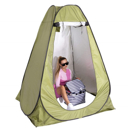TG64417-2 Folding Beach Shower and Changing Tent, Portable Pop-Up Toilet