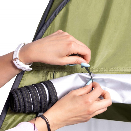 TG64417-2 Folding Beach Shower and Changing Tent, Portable Pop-Up Toilet