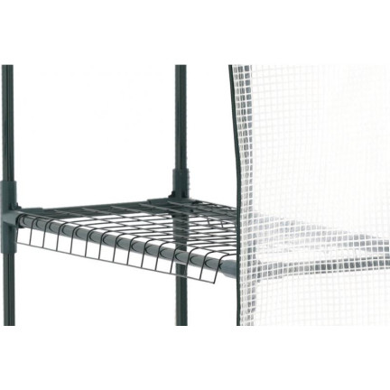 TUN5484 ZAHRADNÍ SKLENÍK S POLICEMI BÍLÝ 140X73X200CM