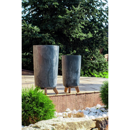 DGTL240E-425u Gracia Tubus Slim Concrete Effect Planter