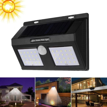 TG56408 DOPPELTE SOLARLAMPE MIT SENSOR