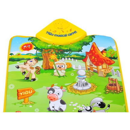 TG71169 INTERAKTIVE PÄDAGOGISCHE MUSIKMATTE SPASS BAUERNHOF TIER KLINGT FÜR KLEINKIND