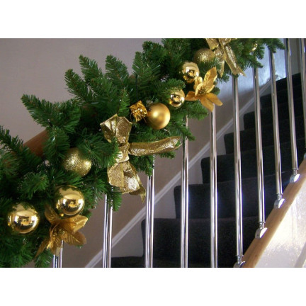 TG74324-3 CHRISTBAUMKUGELN 12 STK. 3CM SET GOLD GLITTER MATT GLITTER FÜR WEIHNACHTSBAUM