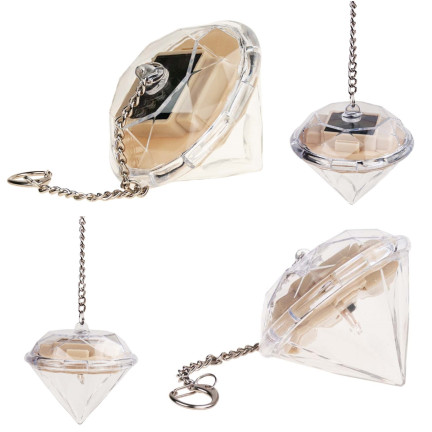 TG60449 DIAMOND GARDEN SOLAR LAMP DECORATIVE DIAMONDS sada 4 přívěsků