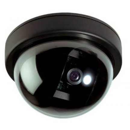 AG34 DUMMY CCTV KAMERA KUPPEL BLINKENDE LED ÜBERWACHUNG