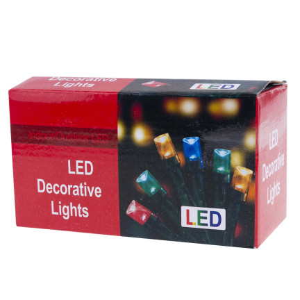 LZ100 VÁNOČNÍ STROMEK SVĚTLA 100LED STUDENÉ VNITŘNÍ VÁNOČNÍ STROMEK SVĚTLA 8 SVĚTELNÝCH REŽIMŮ