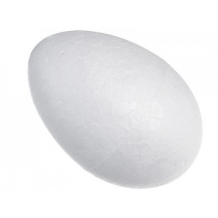 TG40898-1 POLYSTYROL EIER EIER 4 STK. 8 CM Ostern für Decoupage STROIKA