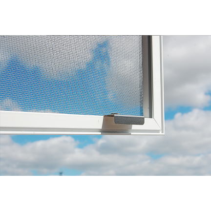 NN15 Moskitonetz Fenster Insektenschutz 150x150 + RPE weißes Mückenschutzmittel