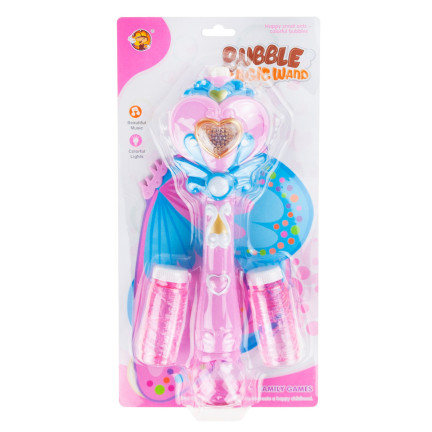 TG60463-1 STROJ NA MÝDLOVÉ BUBLINY BUTTERFLY MÝDLOVÉ BUBLINY + TEKUTÁ KOUZELNÁ HŮLKA