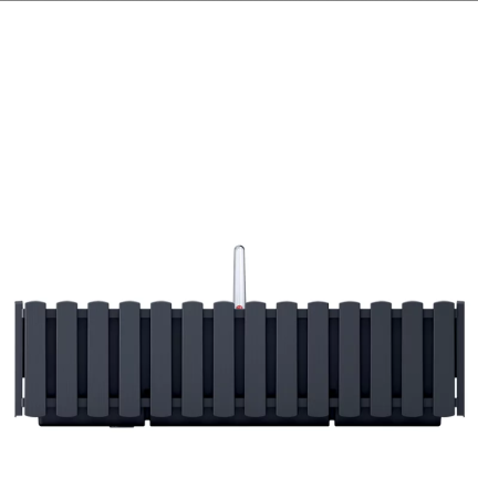 DDEF600W-S433 BALKONTEICH 58cm MIT ANTRACITE-GRIFFEN Feuchtigkeitsmesser