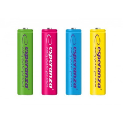 ES28 DOBÍJECÍ BATERIE NI-MH AAA 1000MAH MIX BAREV