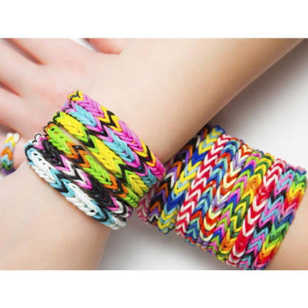 EE62 Set LOOM BANDS 300 Stk. FRAGRANT