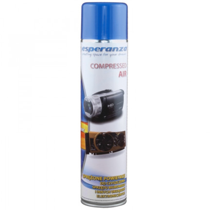 ES336 ESPERANZA DRUCKLUFT 600ML ES118 DRUCKGAS FÜR PC LAPTOP REINIGUNG