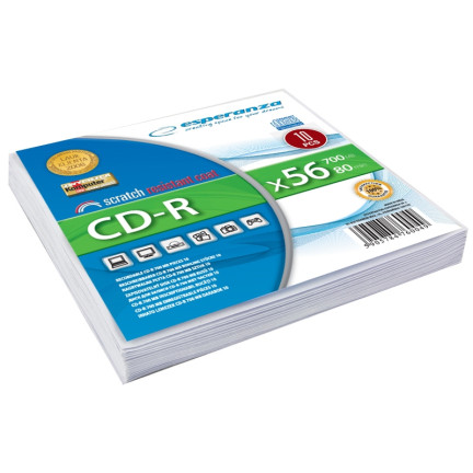 2007 CD-R ESPERANZA SILVER - OBÁLKA 10 KS.