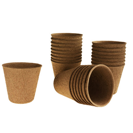201278 RAŠELINOVÉ KVĚTINÁČE P8 BIOLOGICKY ODBOURATELNÉ SAZENICE SAZENICE 8 CM 24 KS