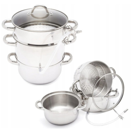 RL5 parní odšťavňovač z nerezové oceli INDUCTION 5L