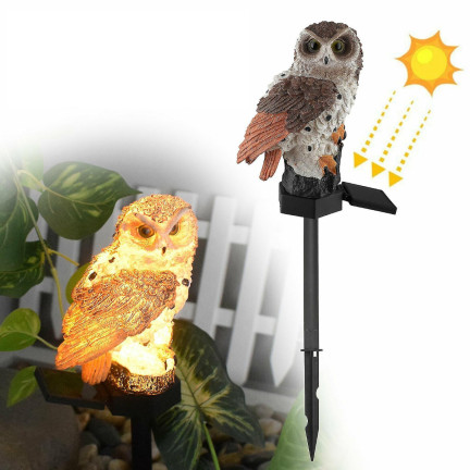 TG71281 SOLAR EULE LED GARTEN LAMPE GROSS AUFKLEBER LICHT GARTENDEKORATION
