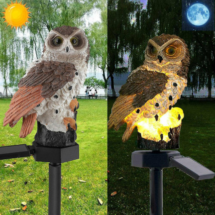 TG71281 SOLAR EULE LED GARTEN LAMPE GROSS AUFKLEBER LICHT GARTENDEKORATION