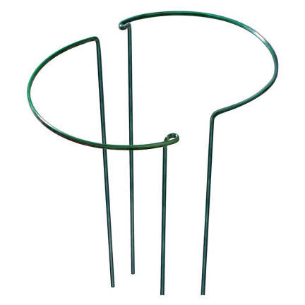 TG77641 Ringstütze, Metallstütze, Blumenpflanzenstütze, 60cm 2Stk.