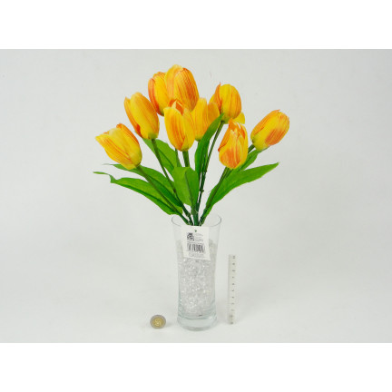 64901-P TULPE STRAUSS 9PCS ORANGE KÜNSTLICHE SCHÖN