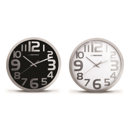 EHC012W Nástěnné hodiny ESPERANZA HONGKONG BÍLÉ 30 cm