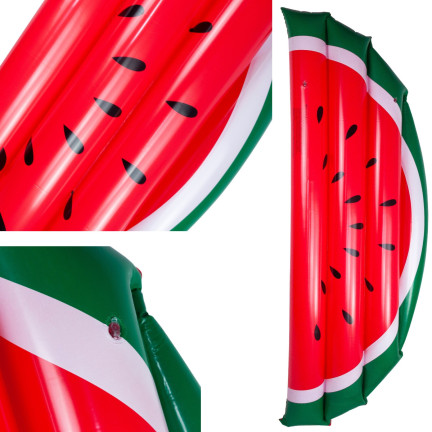 2651 STRAND AUFBLASBARE MATRATZE XXL WASSERMELONE FÜR SCHWIMMBAD STRAND URLAUB