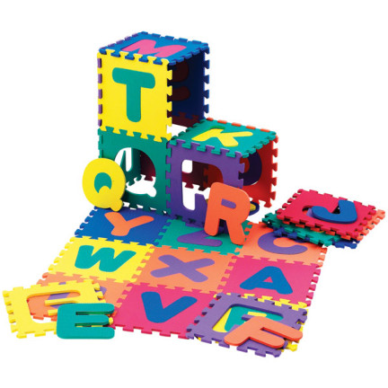JJ80 VÝUKOVÉ PĚNOVÉ PUZZLE 36 PRVKŮ