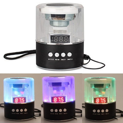 HH12 MP3 přehrávač - Led reproduktor RGB FM rádio