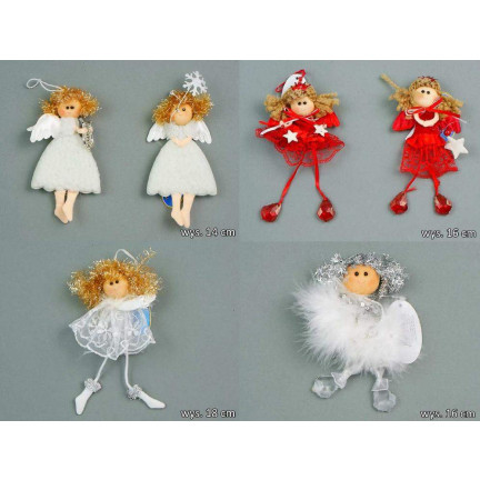 LL16 Ozdoba na vánoční stromeček - přívěsek anděla