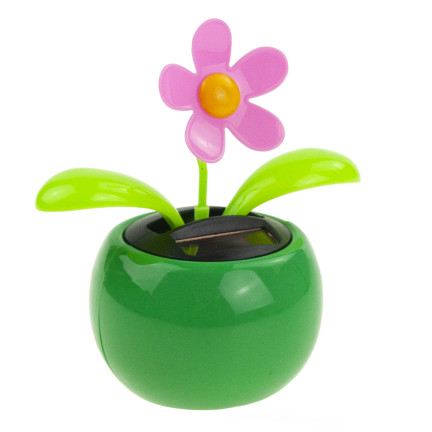 AS4 NICKEND SOLAR BLUME INSEKT TANZEN FLIP KLAPPE BABY TAG FIGUR