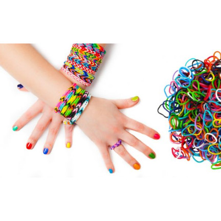EE62 Set LOOM BANDS 300 Stk. FRAGRANT