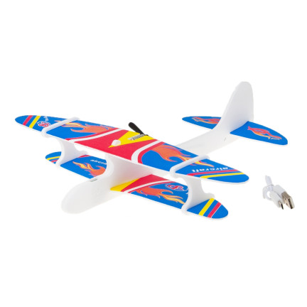 TG56683 POLYSTYRENOVÝ LÉTAJÍCÍ LETOUN PĚNOVÝ USB MOTOR DOBÍJECÍ