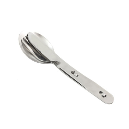 NN17 TURISTICKÁ JEDNOTKA 3v1 NÁDOBÍ NŮŽ Nůž Lžíce