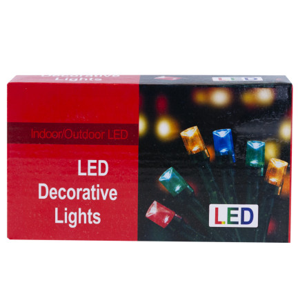 LZ100 VÁNOČNÍ STROMEK SVĚTLA 100LED STUDENÉ VNITŘNÍ VÁNOČNÍ STROMEK SVĚTLA 8 SVĚTELNÝCH REŽIMŮ
