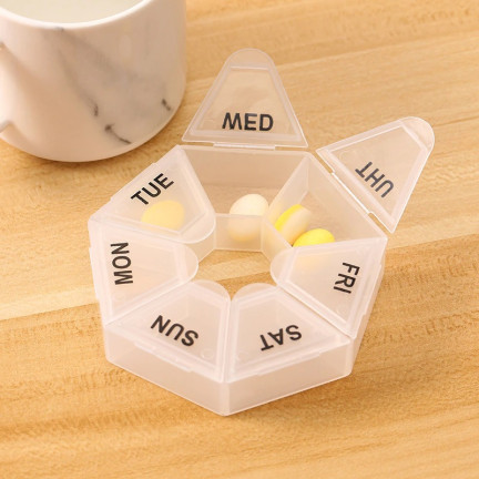 TG56518 ARZNEIMITTELBEHÄLTER TABLETTEN BOX ORGANIZER 7 TAGE WOCHE