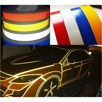 FS25 Yellow Reflective Contour Tape 3M, 1.5 cm x 100 cm