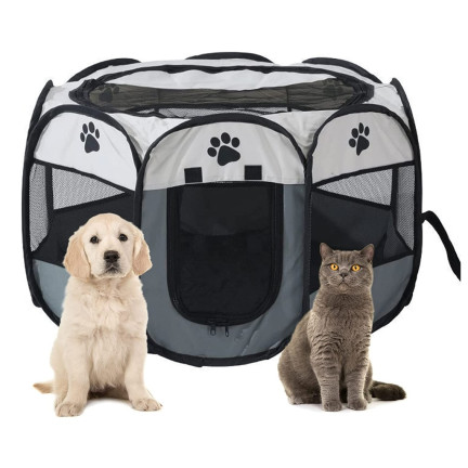 TG64647 HUNDEKÄFIG KATZENSTALL STALL BETT GATTER